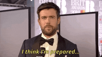 Celebrity gif unsure as to whether they are prepared