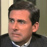 Gif of Michael Scott from The Office saying Eww