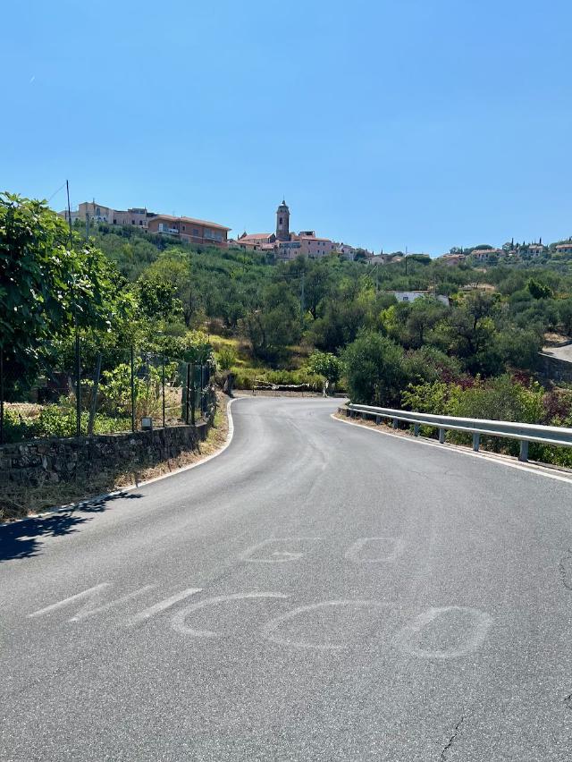 View along the Cipressa cycling climb as part of Milano-Sanremo