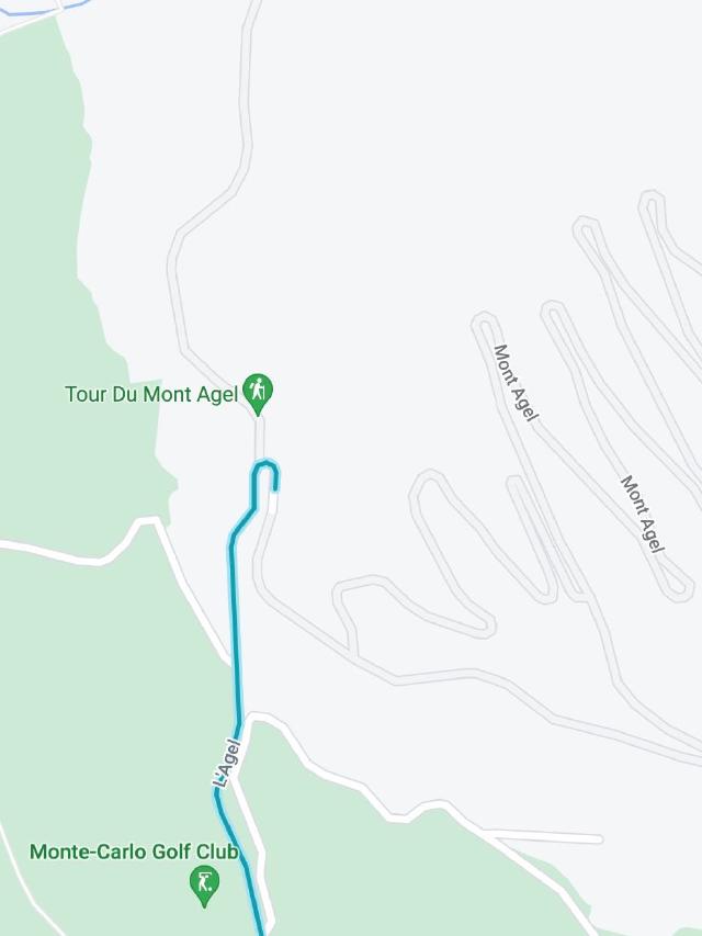 "Hey, how come this doesn't go further?" he said. Google street view of the road to Mont Agel suddenly ending