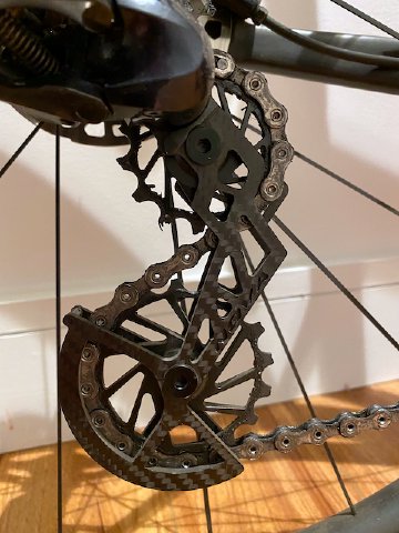 Close up of Nova Ride Oversized Pulley System (OSPW) after 6 months of use