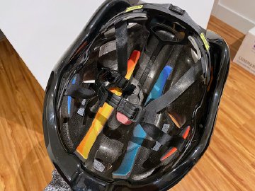 Updated picture of Paul Smith Kask Utopia helmet after a year of use