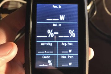 I still have this Garmin 810 around somewhere Garmin 810 cycling computer showing no metrics