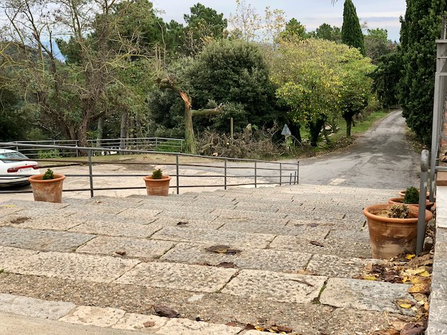 Steps at the Els Àngels Santuari des Àngels