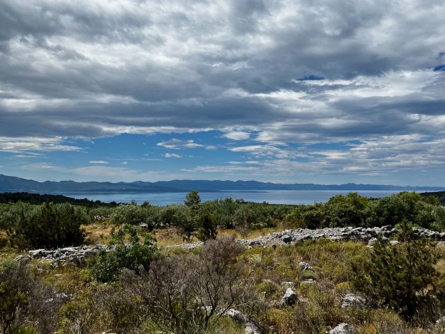 Ocean views behind unique rocks found on Hvar island