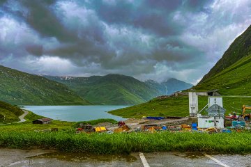 A Rainy Experience on the Lukmanierpass