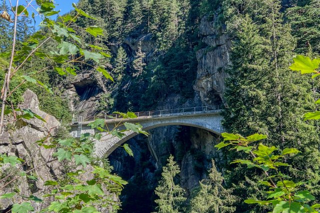 Bridge on the Sustenpass Strasse near Wassen, Switzerland
