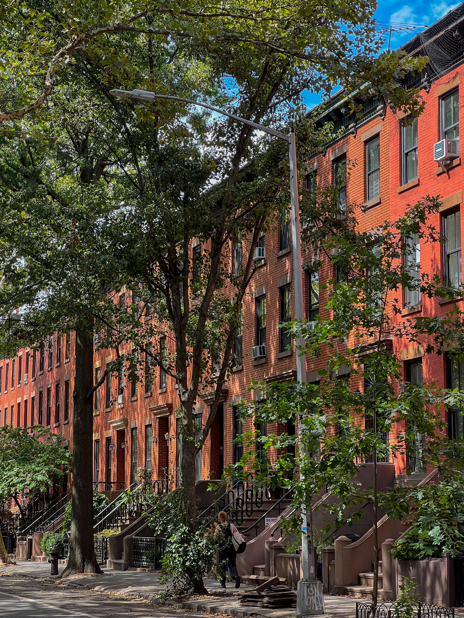 Brownstone building near Brookly, NYC