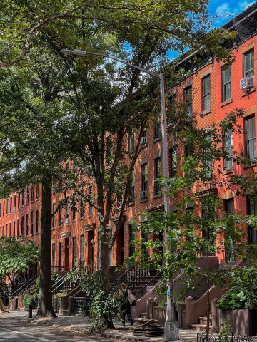 Brownstone building near Brookly, NYC